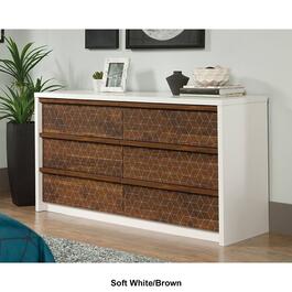 Sauder Harvey Park 6-Drawer Wood Dresser