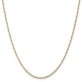 Unisex Gold Classics&#8482; 1.4mm. 14k Singapore Chain 14in. Necklace