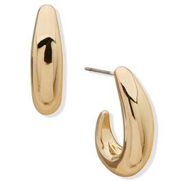 Anne Klein Gold-Tone Dome Stud Pierced Post Earrings