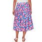 Womens Ruby Rd. Bright Blooms Garden Yoryu Floral Skirt - image 2