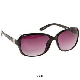 Womens Ashley Cooper™ Rounded Rectangle Stone Accents Sunglasses