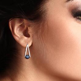Gemstone Classics&#8482; Black Freshwater Fashion Pearl Earrings
