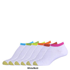 Womens Gold Toe&#174; 6pk Extended Sport Cushion Liner Socks