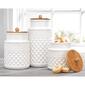 Home Essentials Set of 3 Faceted Canisters - image 1
