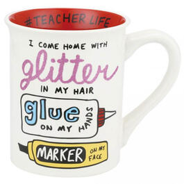 Glitter Teacher Mug