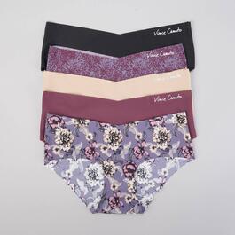 Womens Vince Camuto 5pk. Floral Laser Hipster Panties VCO72842G