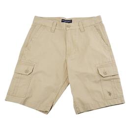 Mens U.S. Polo Assn.&#40;R&#41; Ripstop Peached Twill Cargo Shorts