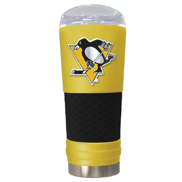 NHL Pittsburgh Penguins DRAFT Powder Coated Steel Tumbler - image 
