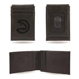 Mens NBA Atlanta Hawks Faux Leather Front Pocket Wallet