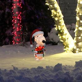 Northlight Seasonal 24in. Lighted Santa Snoopy String Lights