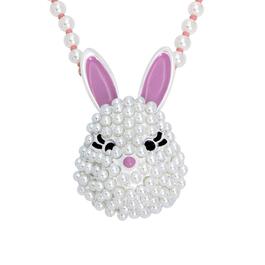 Betsey Johnson Pearl Necklace w/ Bunny Pendant