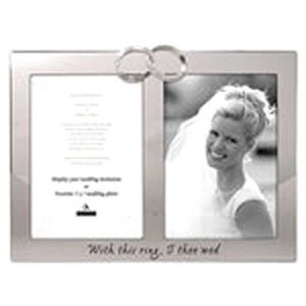 Malden Wedding Double Frame  - 5x7 - image 