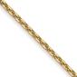 Unisex Gold Classics&#40;tm&#41; .95mm. 14k Diamond Cut Cable 14in. Necklace - image 1