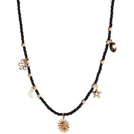 Ashley Celestial Charm Corded Necklace