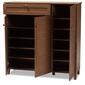 Baxton Studio Coolidge 11 Shelf Wooden Shoe Storage Cabinet - image 4