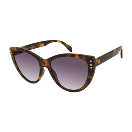 Womens Martha Stewart Cat Eye 3 Studs Plastic Sunglasses