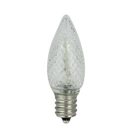 Sienna 4pk. C7 White Faceted Christmas Replacement Bulbs