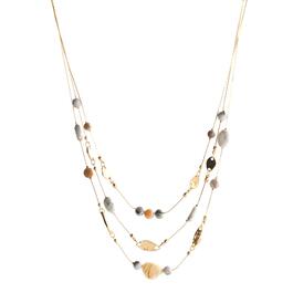 Ashley Cooper&#40;tm&#41; Three Row Layered Bead Necklace