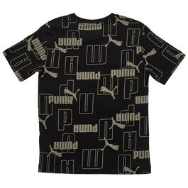 Boys &#40;8-20&#41; Puma&#174; Logo Lab Short Sleeve Jersey - Black