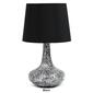 Simple Designs Mosaic Tiled Glass Genie Table Lamp w/Fabric Shade - image 7