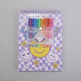 Girls Votum Choose Happy Sketchbook Set w/ Pens & Sticker