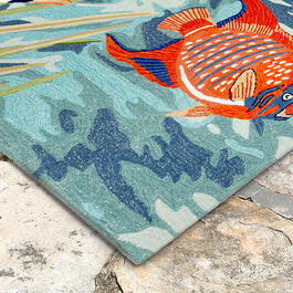 Liora Manne Ravella Tropical Fish Rectangle Accent Rug