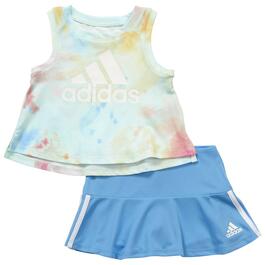 Baby Girl &#40;12-24M&#41; adidas&#40;R&#41; Tie Dye Tank & Skort Set