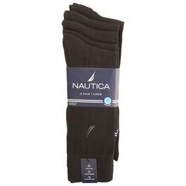 Mens Nautica Dress Socks - Black/Navy