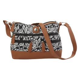 Stone Mountain Quilted Irene Hobo - Black/White