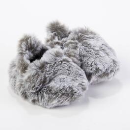 Baby Boy &#40;3-6M&#41; Just One You&#40;R&#41; Furry Bear Ears Slippers
