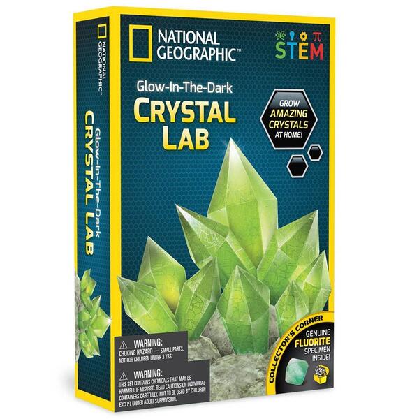 National Geographic Glow-In-Dark Crystal Grow Lab - image 