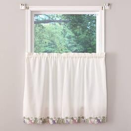Sonoma Embroidered Tier Curtains