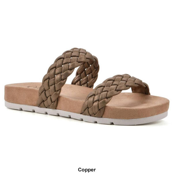 Womens Cliffs by White Mountain Truly Slide Sandals