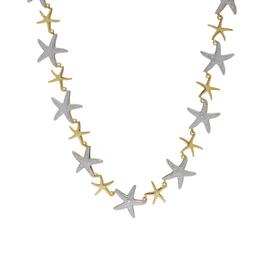 Gianni Argento Gold Plated Starfish Necklace