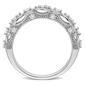 Gemstone Classics&#8482; 10kt. White Gold Lab Created Sapphire Ring - image 2