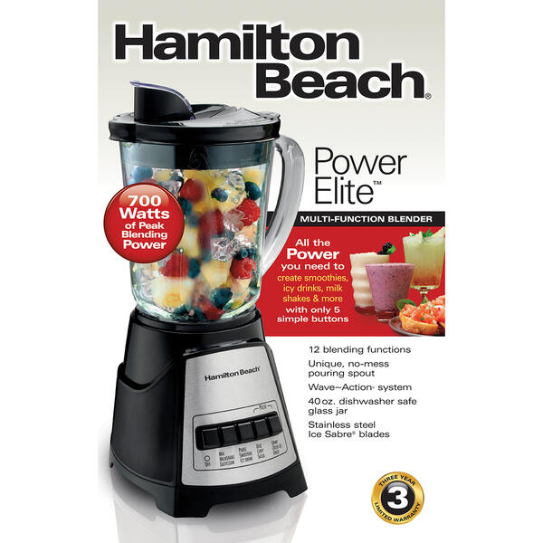 Hamilton Beach® Power Elite® Blender