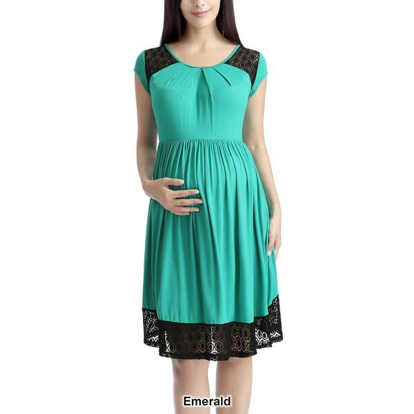 Womens Glow &amp; Grow® Lacey Maternity Sheath Dress