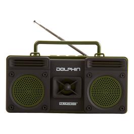 Dolphin Retrobox Portable Bluetooth Radio