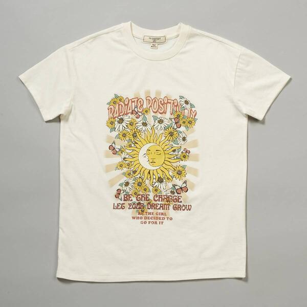 Girls &#40;7-16&#41; No Comment Radiate Positivity Graphic Tee - image 