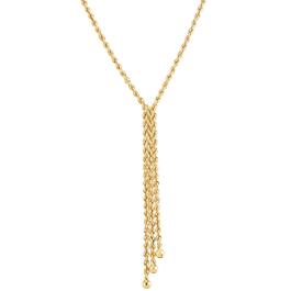 Gold Classics&#40;tm&#41; 10kt. Yellow Gold Rope Chain Lariat Necklace