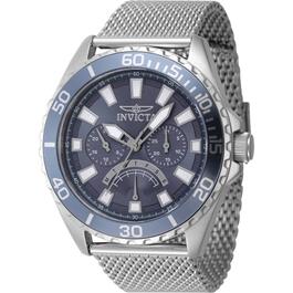 Mens Invicta Pro Diver Silver Quartz Chronograph Watch - 46905