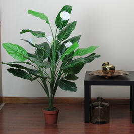 Northlight Seasonal 47.5 Artificial Peace Lily Potted Plant