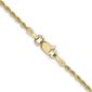 Unisex Gold Classics&#8482; 1.50mm. 14k Diamond Cut Rope Chain Necklace - image 3