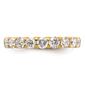 Pure Fire 14kt. Yellow Gold Lab Grown Diamond Eternity Band - image 2