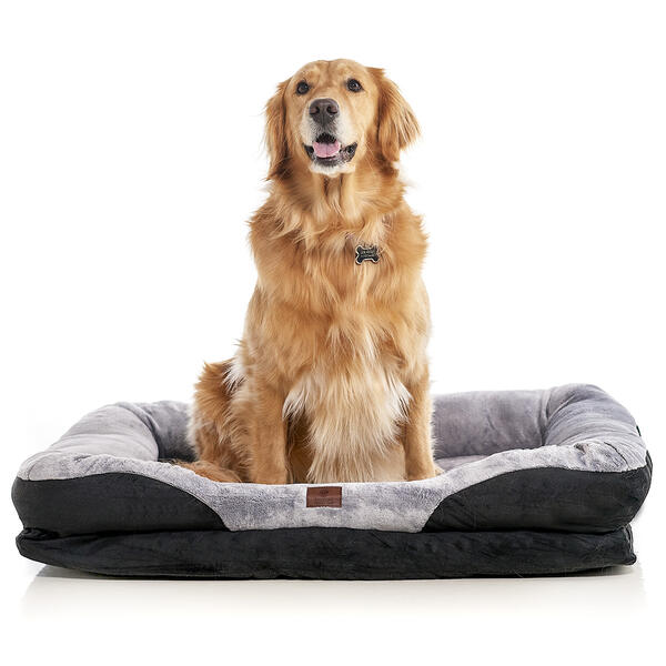 American Kennel Club Large Foam Bolster Pet Bed