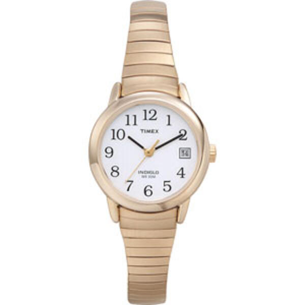 Womens Timex&#40;R&#41; Easy Reader Gold Watch - T2H351 - image 