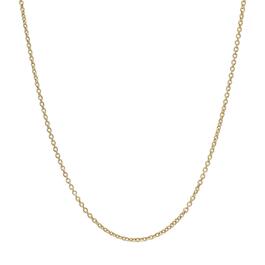 18in. 14kt. Over Sterling Silver DC Cable Chain Necklace
