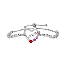 Gemstone by Gianni Argento Love Heart Adjustable Bracelet