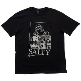 Young Mens Salty Popeye Graphic Tee