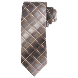 Mens Van Heusen&#40;R&#41; Shaded Grid Tie - Taupe